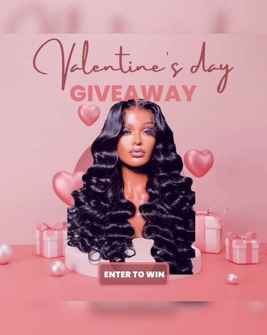 VDAY GIVEAWAY WIG AND INSTALL