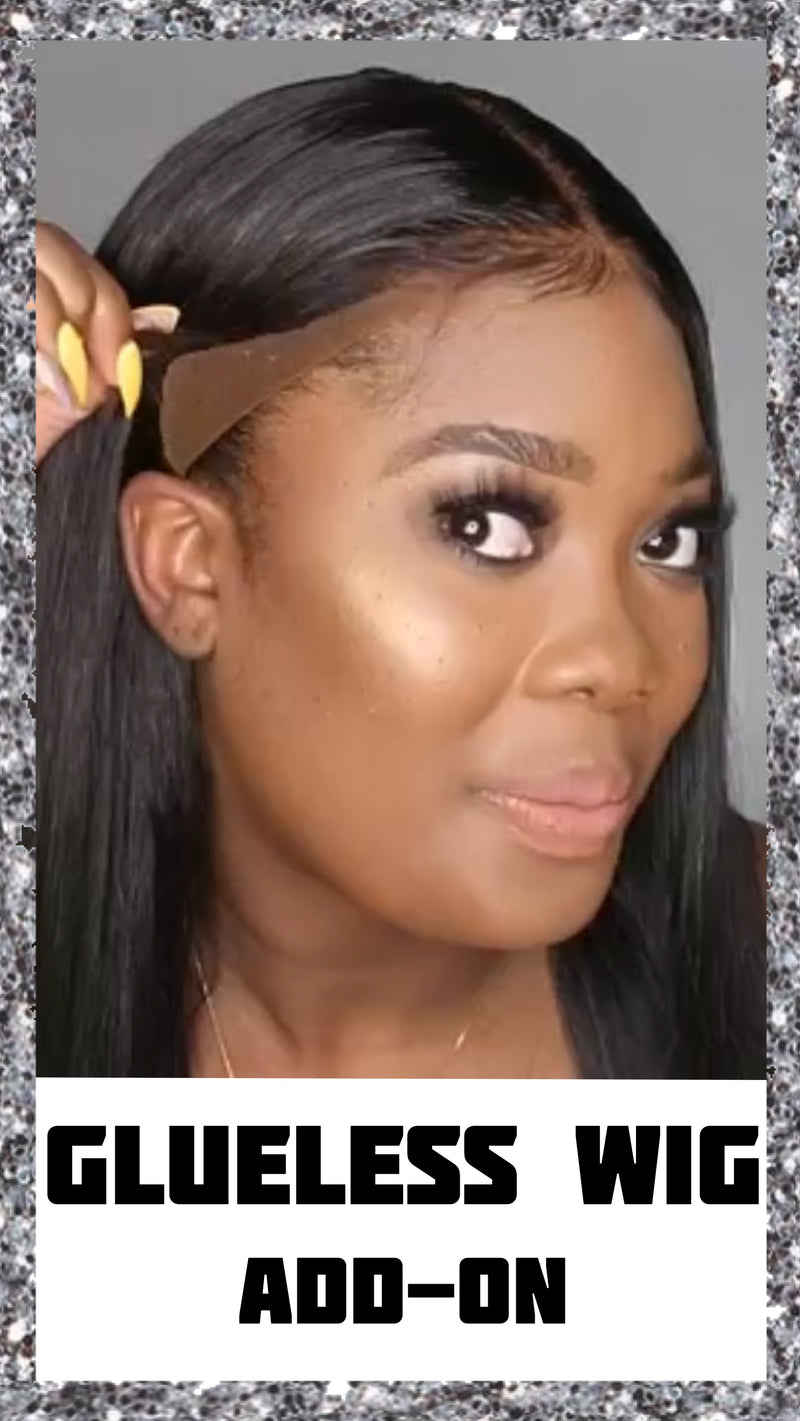 GLUEE LESS WIG ADD ON (does not include wig)