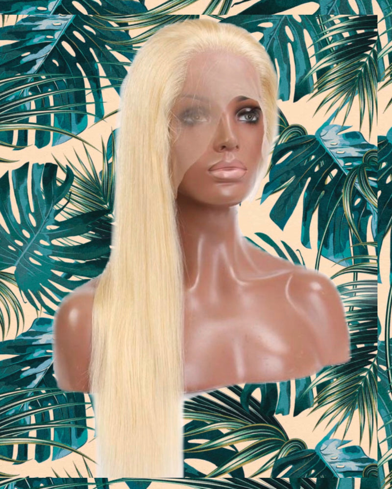 Plantinum Blonde #613 Full Lace Wig
